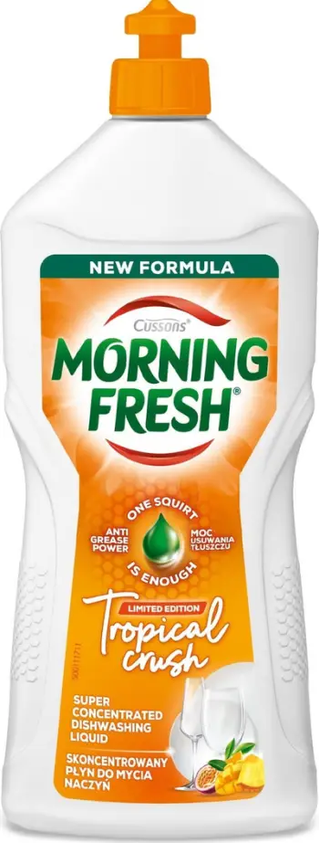 Detergjent enësh MORNING Dishwashing Liquid Tropical, 900ml, aromë tropikale