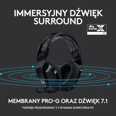 Set gaming Logitech G733 Lightspeed dhe G PRO X SuperLight 2, wireless, USB, të zinj - 2