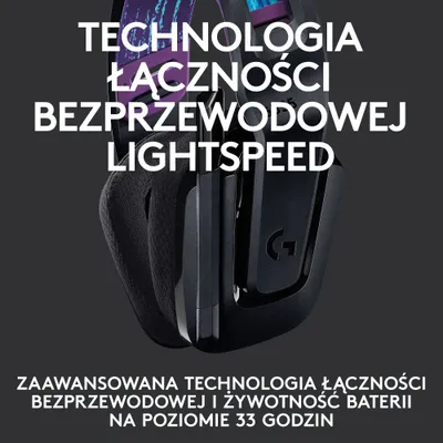 Set gaming Logitech G535 Lightspeed dhe G Pro X Superlight 2, wireless, për PC dhe PlayStation, i zi - 3