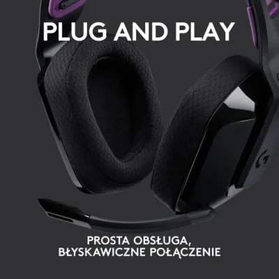 Set gaming Logitech G535 Lightspeed dhe G Pro X Superlight 2, wireless, për PC dhe PlayStation, i zi - 5