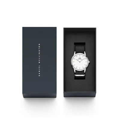 Orë për meshkuj Daniel Wellington Iconic DW00100677, e zezë - 3