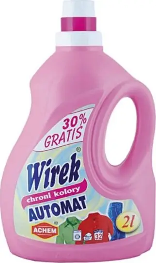 Detergjent rrobash Wirek Color, për rroba me ngjyra, 2L