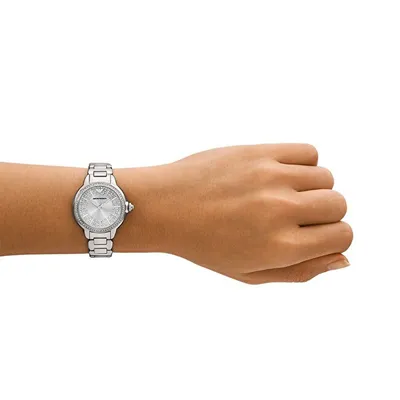 Orë për femra Emporio Armani, e argjendtë - 2