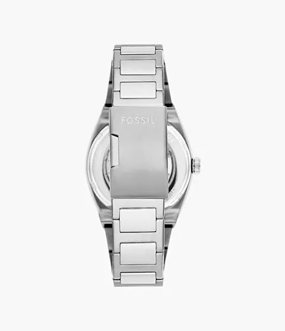 Orë për meshkuj Fossil Everett Skeleton Automatic ME3220, e argjendtë - 3