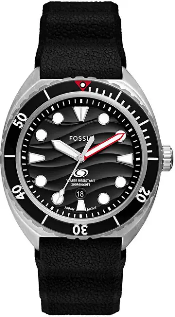 Orë për meshkuj Fossil Breaker FS6062, e zezë