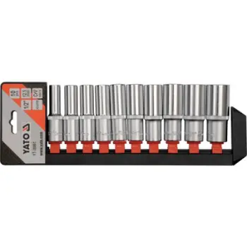 Set i majave shpuese Yato YT-38861, 1/2'', 10-24mm, 10 copë