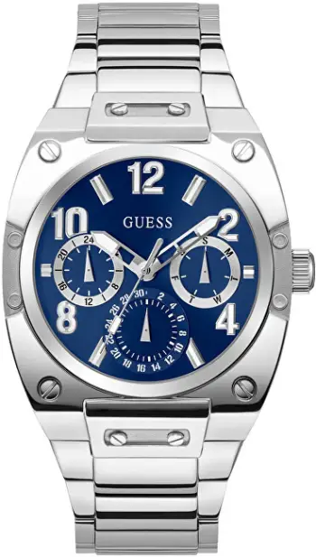 Orë për meshkuj Guess Prodigy GW0624G1, e argjendtë
