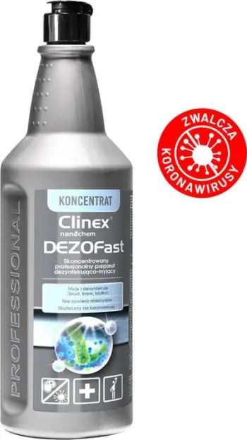 Dezinfektues koncentrat Clinex DEZOFast, 1L, pastrim profesional