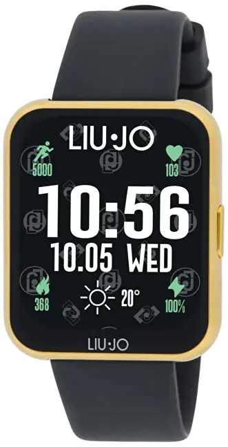 Orë smart për femra Liu Jo Smartwatch Voice Slim 2.0 SWLJ199, e zezë