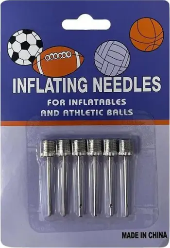 Gjilpëra për topa Needles For Balls, set 6 copë, metalike
