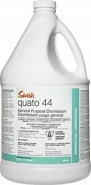 Dezinfektues për sipërfaqe Swish Quato 44, me neutralizues aromash, koncentrat, 5L
