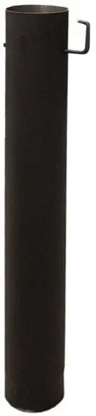 Tub oxhaku Chimney Flue 130_1, diametër 130 mm, gjatësi 1 m, metalik