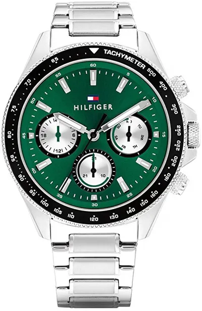 Orë për meshkuj Tommy Hilfiger Clark 1792211, e argjendtë - 1