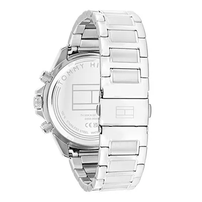 Orë për meshkuj Tommy Hilfiger Clark 1792211, e argjendtë - 3