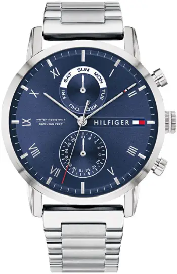 Orë për meshkuj Tommy Hilfiger Kane 1710401, e argjendtë