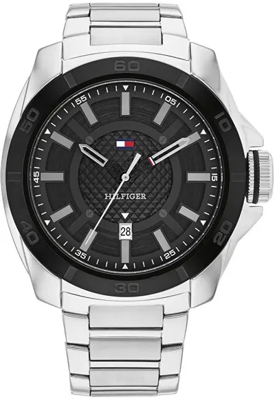 Orë për meshkuj Tommy Hilfiger Windsurf 1792138, e argjendtë - 1