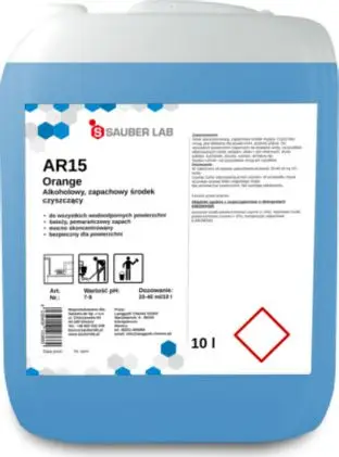 Detergjent universal Sauber Lab AR15 Orange, me alkool, 10L, aromë portokalli