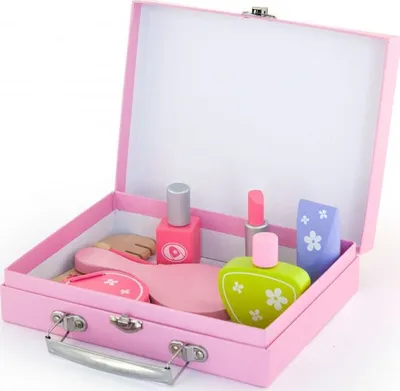 Set grimimi druri për fëmijë Viga 50531, valixhe me aksesorë loje, rozë - 2