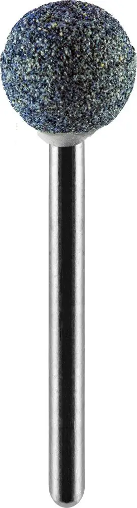 Set gurë bluarës Graphite, sferik 10 mm, bosht 3.2 mm, 3 copë