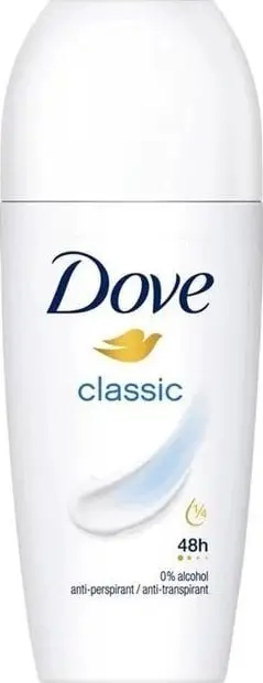 Dezodorant roll on Dove Classic Fresh, antiperspirant, 50ml, set 3 copë
