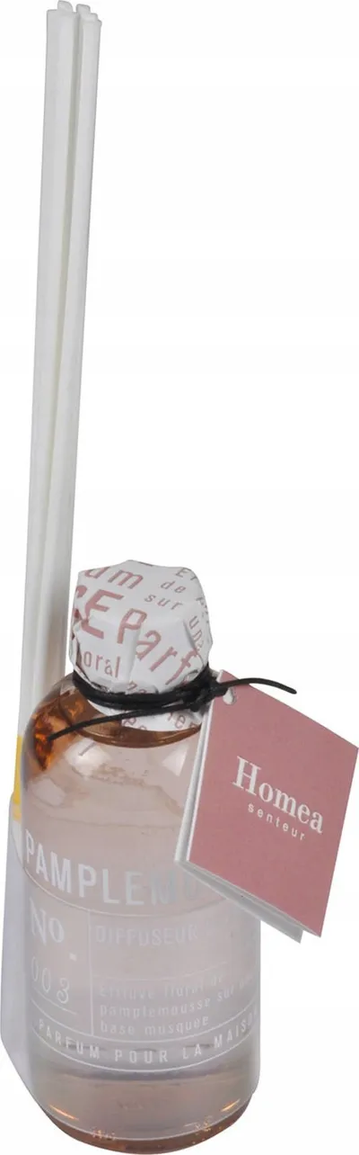 Difuzor arome Homea Pamplemousse, 240ml, me shkopinj, erë sandali - 3