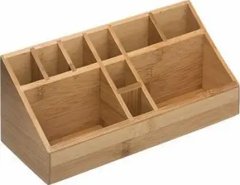 Organizues bambuje Bamboo Organiser, i qëndrueshëm, për tavolinë, kafe natyrale