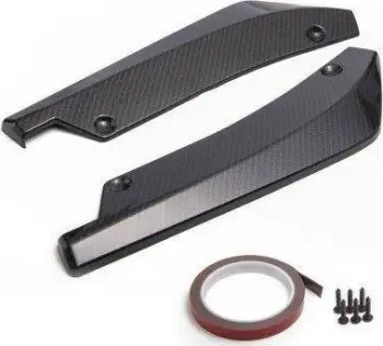 Difuzor universal për parakolp të pasëm MTuning, finë dekorative, 38.5cm, pamje karbon