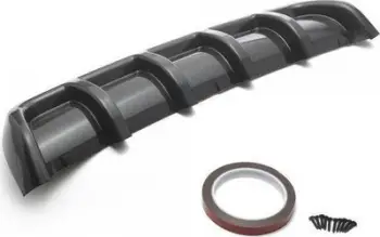 Difuzor universal për parakolp të pasëm MTuning, 66 cm, ABS, i zi me shkëlqim