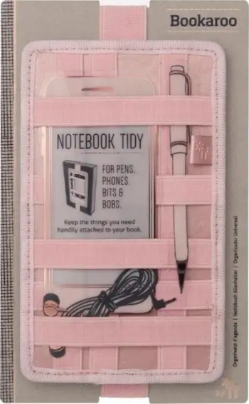 Organizues fletoreje Bookaroo Notebook Tidy, elastik, Rose Gold