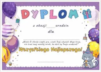 Diplomë ditëlindjeje LearnHow A5, motiv tullumba, set 5 copë, shumëngjyrëshe