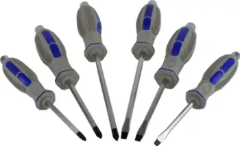Set kaçavidash goditëse GEKO, 6 copë, çelik CrV