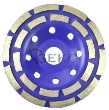 Disk bluarës betoni Geko Concrete Grinding Disc 125, 2SEG, gri