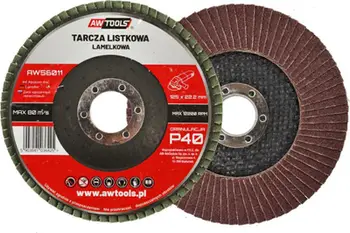 Disk abraziv AWTools Flat Wheel 125mm, granulim P120