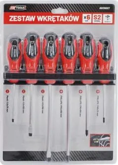 Set kaçavidash AWTools S2 AW36807, 6 copë, me raft - 1