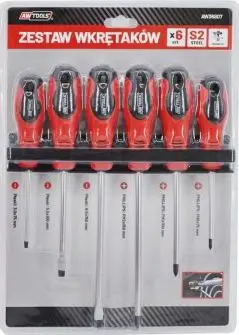 Set kaçavidash AWTools S2 AW36807, 6 copë, me raft