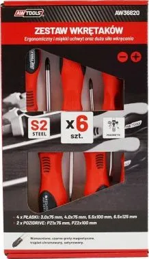 Set kaçavidash AWTools S2 AW36820, 6 copë, magnetike - 1