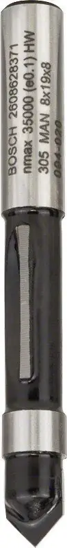 Udhëzues shablloni Bosch Professional 2608628371, 8 x 19 x 8 mm, argjend e zi