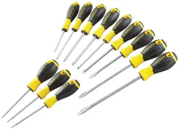 Set kaçavidash Stanley Essential STHT0-60212, 12 copë