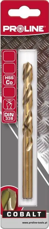Turjelë metali Proline HSS-CO DIN338, 4.1mm, 2 copë