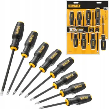 Set kaçavidash DeWALT MAX FIT, 8 copë, magnetike