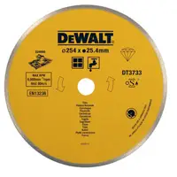 Disk diamant për pllaka Dewalt DT3733, 250mm, bosh 25.4mm