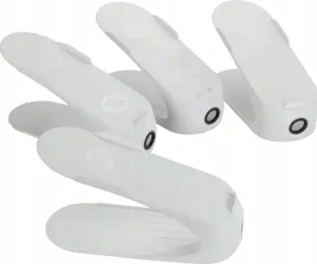 Organizues këpucësh Rebrilliant, për 4 palë, plastikë, gri