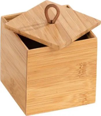 Organizues tavoline Wenko Terra, bambu, 9 x 9 cm, ngjyrë natyrale