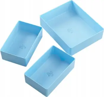 Organizues letra lojërash Character Silo Card Add-on, 3 tabaka, plastikë, blu shumëngjyrëshe