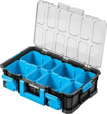 Organizues modular veglash Hoegert, me kapak polikarbonati, 8 kupa, 20kg, shumëngjyrësh