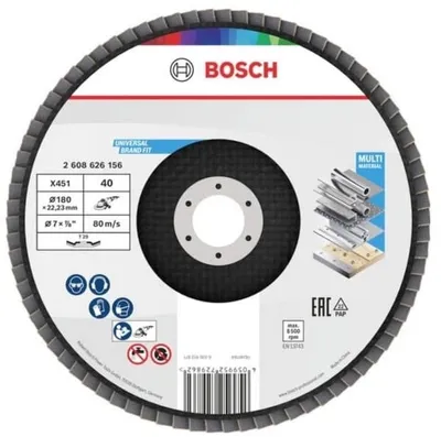 Disk bluarës Bosch Accessories 2608626156, për metal, flap disc - 1