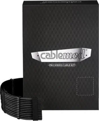 Set kabllosh PSU CableMod RT-Series Pro ModMesh, 12VHPWR 16-pin, për RTX 4000, i zi