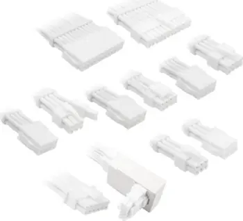 Set kabllosh zgjeruese Kolink Core Pro 12VHWPR Type 1, 16AWG, me krehëra metalikë, e bardhë