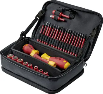 Set kaçavidash dhe çelësash Wiha Slimvario, 32 copë, i izoluar VDE