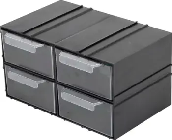 Organizues veglash Profix Tool Organizer 35804, 4 sirtarë, plastik, gri
